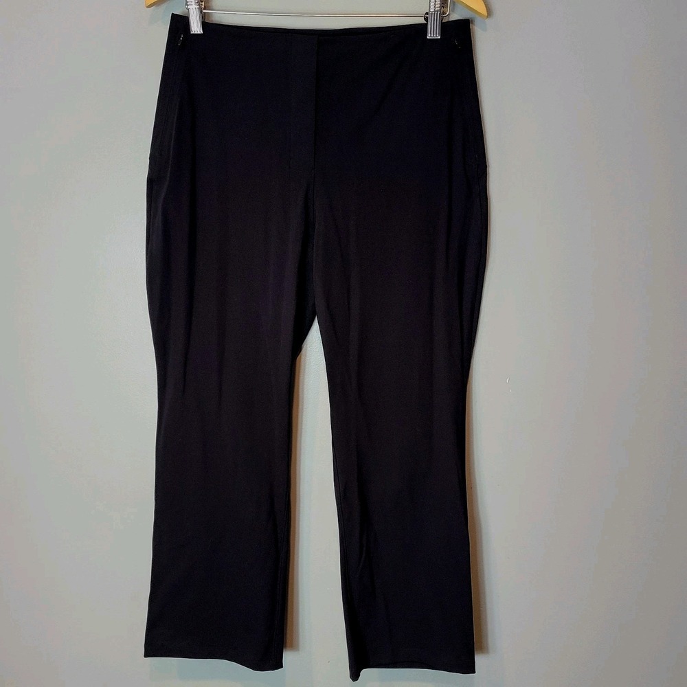 Lululemon Smooth Fit Pull-On High-Rise Cropped Pants Womens Size 10 Black